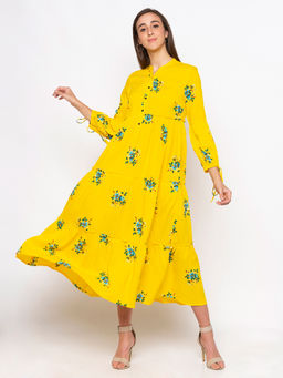 Globus - Yellow Floral Dress