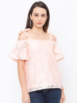 Globus - Pink Self Design Top