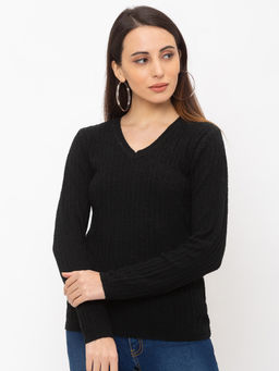 Globus - Black Patterned T-Shirt