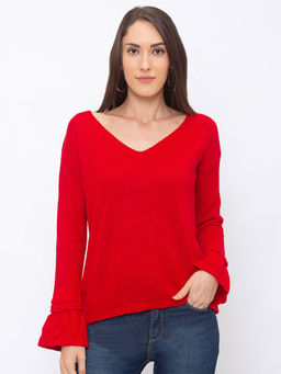 Globus - Red Solid T-Shirt