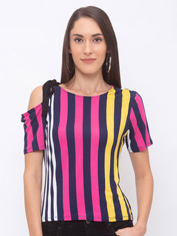 Globus - Multi-Color Stripes T-Shirt