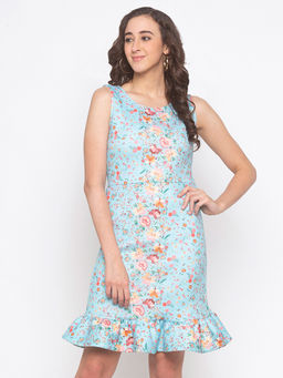 Globus - Blue Floral Dress