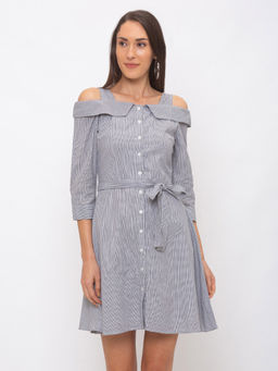 Globus - Black Stripes Dress