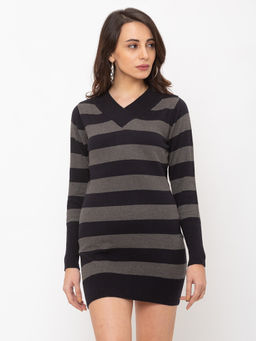 Globus - Black Stripes Dress
