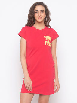 Globus - Pink Printed Dress