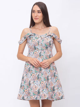 Globus - Multi-Color Floral Dress