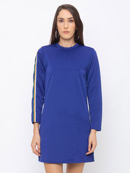 Globus - Blue Solid Dress