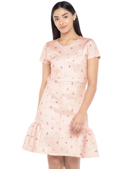 Globus - Peach Floral Dress