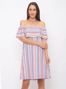 Globus - Multi-Color Stripes Dress