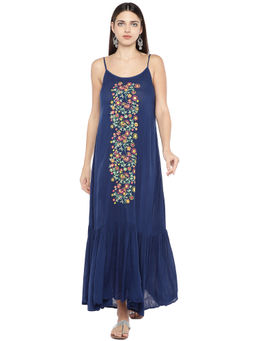 Globus - Navy Blue Floral Dress