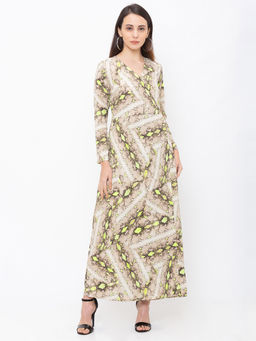 Globus - Beige Printed Dress