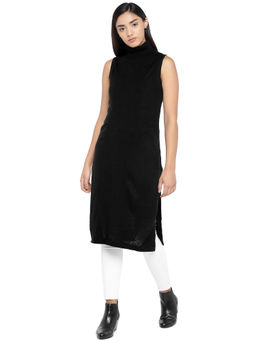 Globus - Black Solid Dress