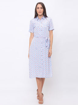Globus - Blue Checks Dress