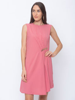 Globus - Pink Solid Dress