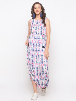 Globus - White Printed Jumpsuit