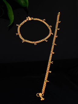 Silvermerc Designs - Gold Brass Anklets