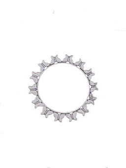 Silvermerc Designs - Butter Fly Design Silver-Toned Bangles (Pack of 2)