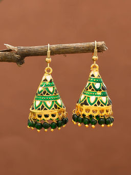 Silvermerc Designs - Green Party Earrings