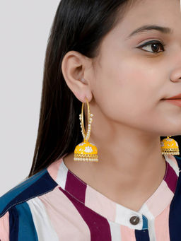 Silvermerc Designs - Yellow Brass Earrings