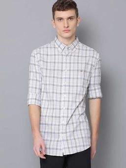 GANT - White Checks Casual Shirt