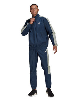 adidas - MWoven 1/2ZipTS Blue Sports Tracksuit