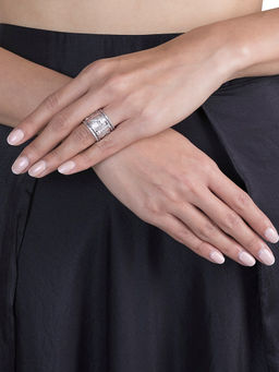 Masaba - Silver Sigil Storm Ring