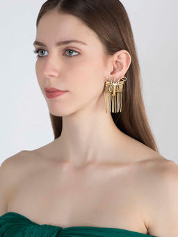 Masaba - House Of Greyjoy Tassel Drop Gold Earrings