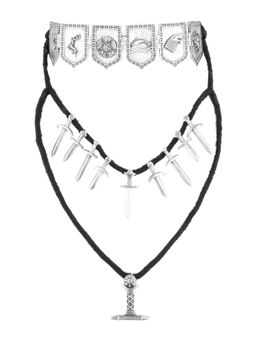Masaba - The Tale Of Seven Kingdoms Layered Silver Necklace