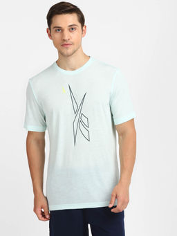 Reebok - MYT SS Graphic Tee Blue T-Shirt