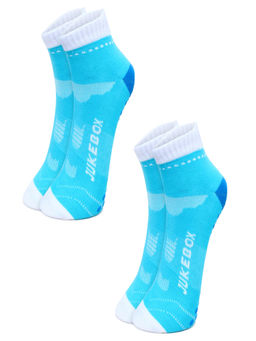 Wear Jukebox - Ankle Grip Socks Light Blue (Pack of 2)