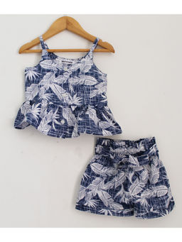 Woonie - Leaf Printed For Girls (Set of 2)