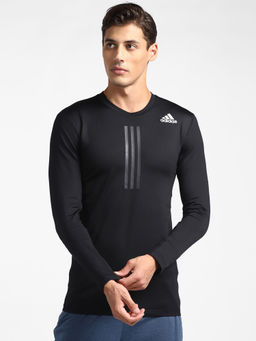 adidas - Tf Warm Ls Black Training T-shirt