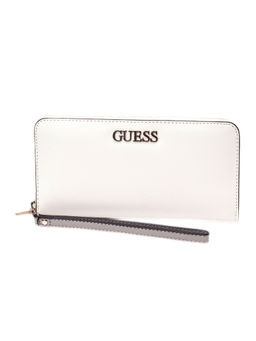 Guess - LESLIE White Solid-Plain Wallets