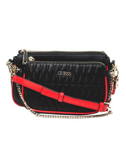 Guess - ARIE Black Patterned Sling and Cross Bags