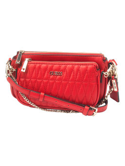 Guess - ARIE Red Patterned Sling and Cross Bags