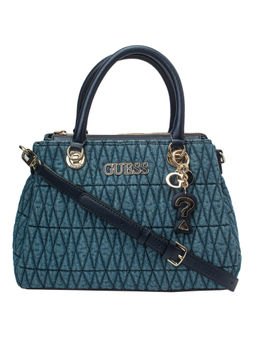 Guess - BRINKLEY Blue Patterned Satchels