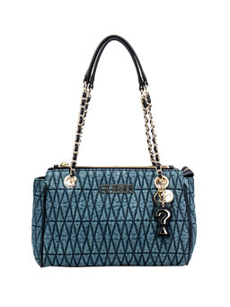 Guess - BRINKLEY Blue Patterned Satchels