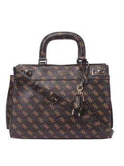Guess - KATEY Brown Printed Satchels