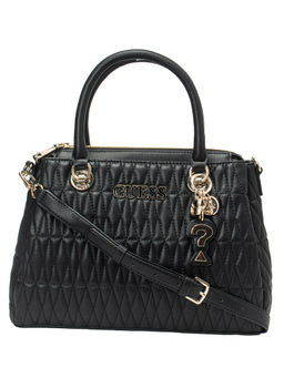 Guess - BRINKLEY Black Patterned Satchels