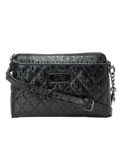 Guess - LOLA Black Printed Sling and Cross Bags