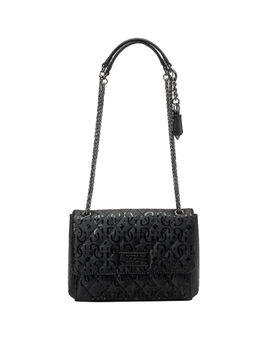 Guess - LOLA Black Printed Sling and Cross Bags