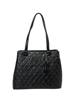 Guess - LOLA Black Printed Satchels