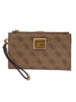 Guess - VALY Brown Printed Wallets