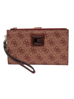 Guess - VALY Maroon Printed Wallets