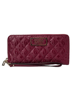 Guess - LOLA Maroon Printed Wallets