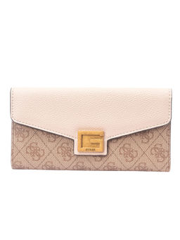 Guess - VALY Brown Printed Wallets