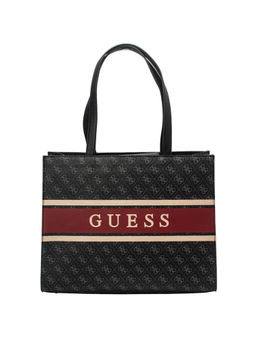 Guess - MONIQUE Red Printed Tote Bags