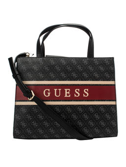 Guess - MONIQUE Red Printed Tote Bags