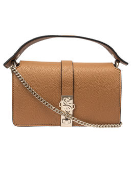 Guess - ALBURY Brown Printed Sling and Cross Bags