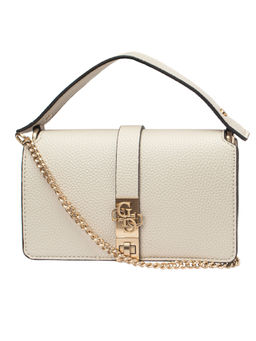 Guess - ALBURY White Printed Sling and Cross Bags